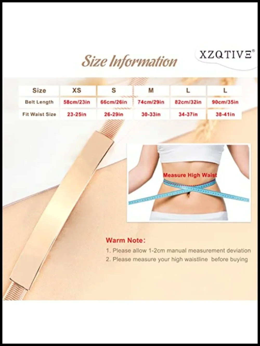 2 Piece Skinny Metal Chain Waist Belt Stretchy Saree Cinch Belt